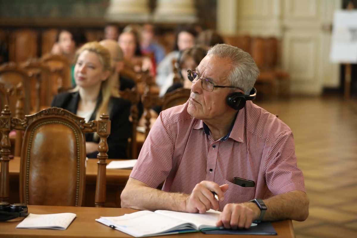 Фото з лекції Пітера Осборна