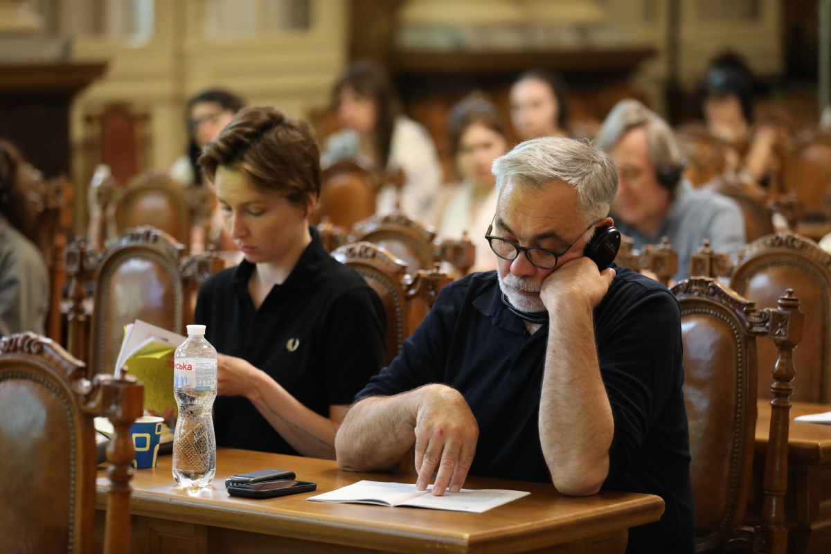 Фото з лекції Пітера Осборна