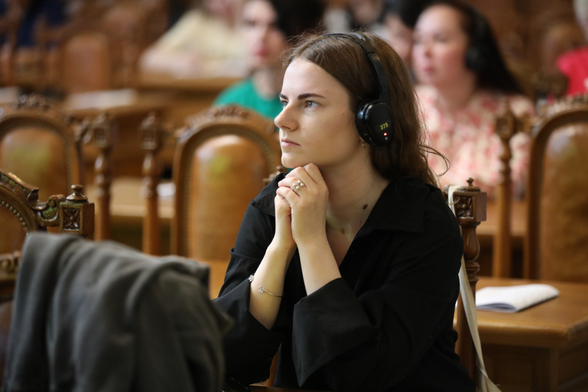 Фото з лекції Пітера Осборна