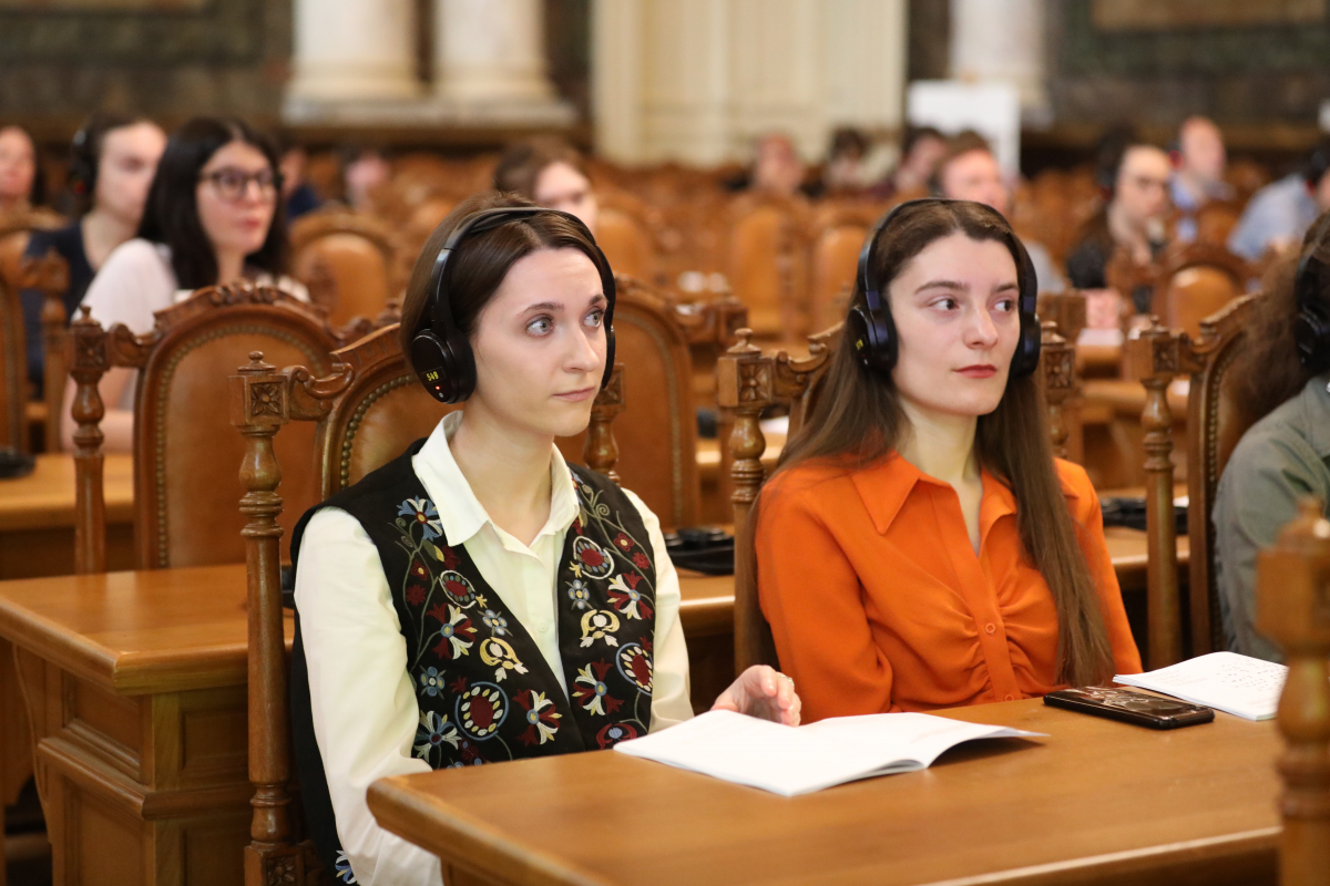 Фото з лекції Пітера Осборна