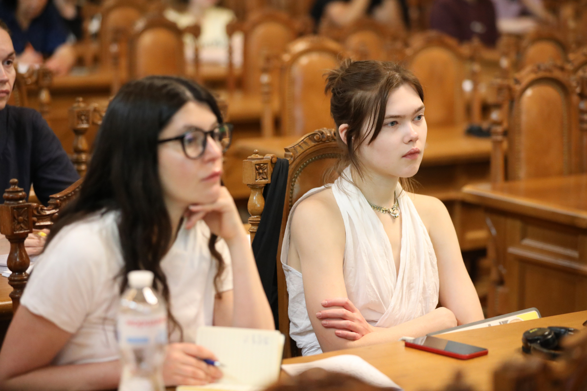 Фото з лекції Пітера Осборна