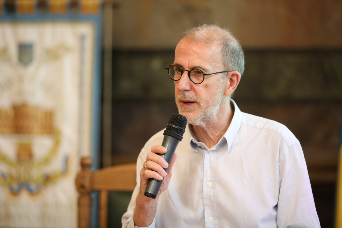 Фото з лекції Пітера Осборна