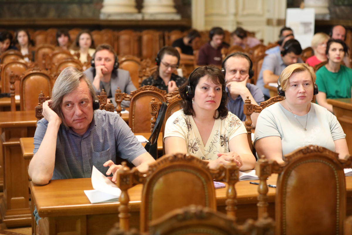 Фото з лекції Пітера Осборна