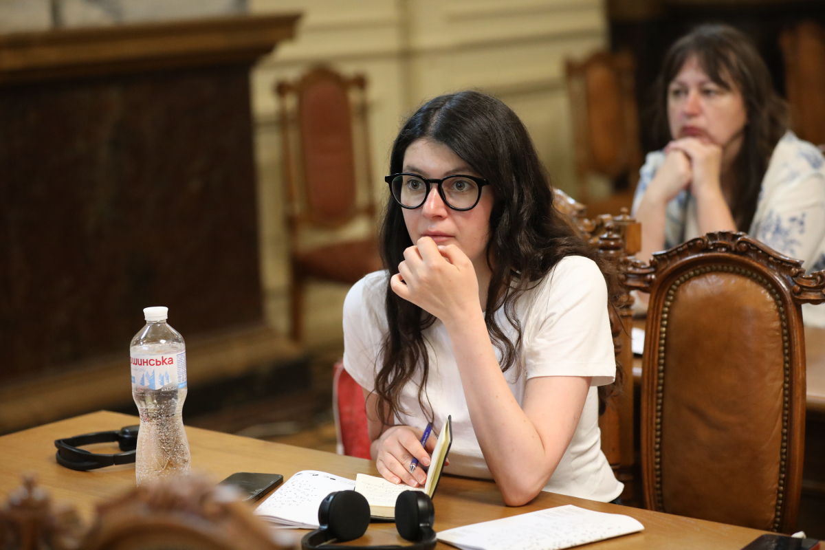 Фото з лекції Пітера Осборна