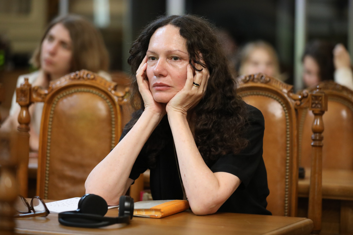 Фото з лекції Пітера Осборна