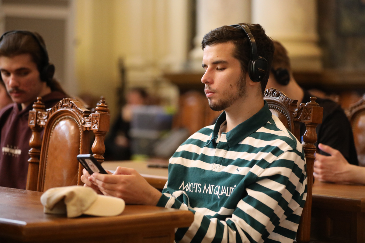 Фото з лекції Пітера Осборна