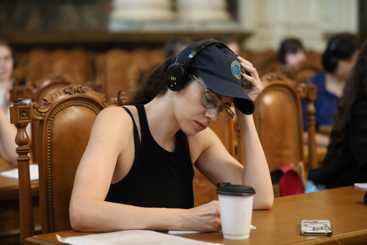 Фото з лекції Пітера Осборна