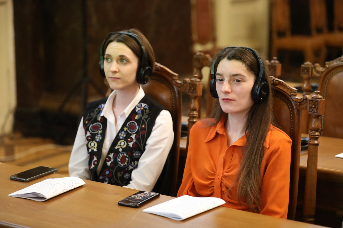 Фото з лекції Пітера Осборна