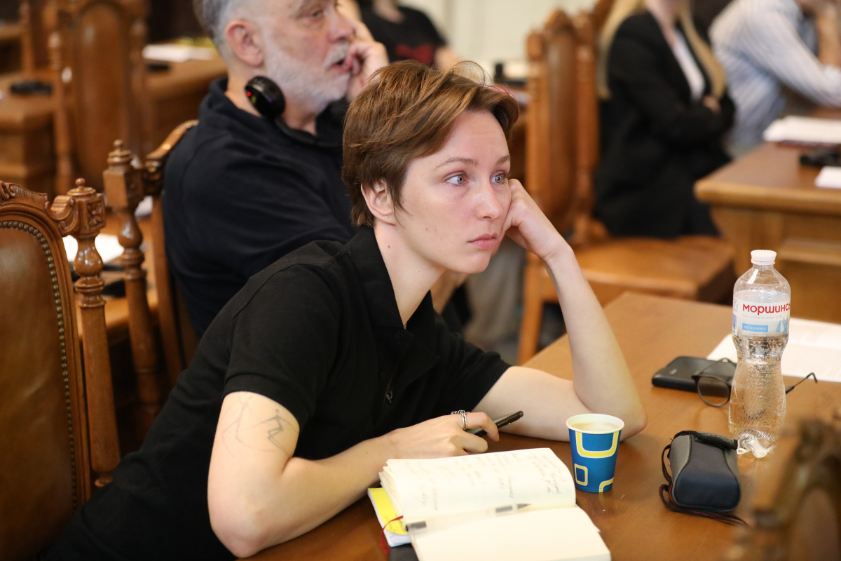 Фото з лекції Пітера Осборна