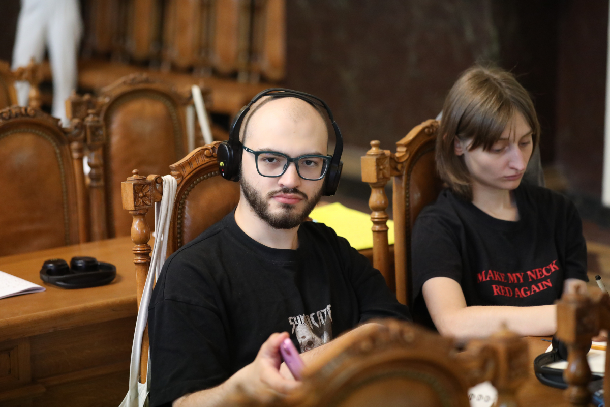 Фото з лекції Пітера Осборна