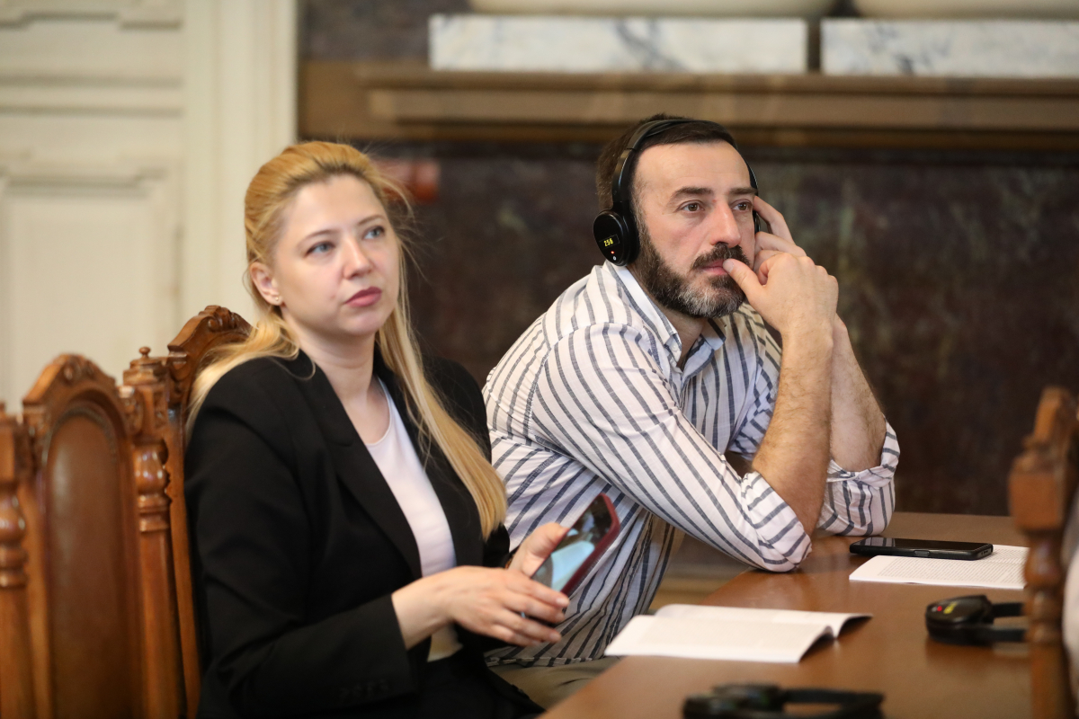 Фото з лекції Пітера Осборна