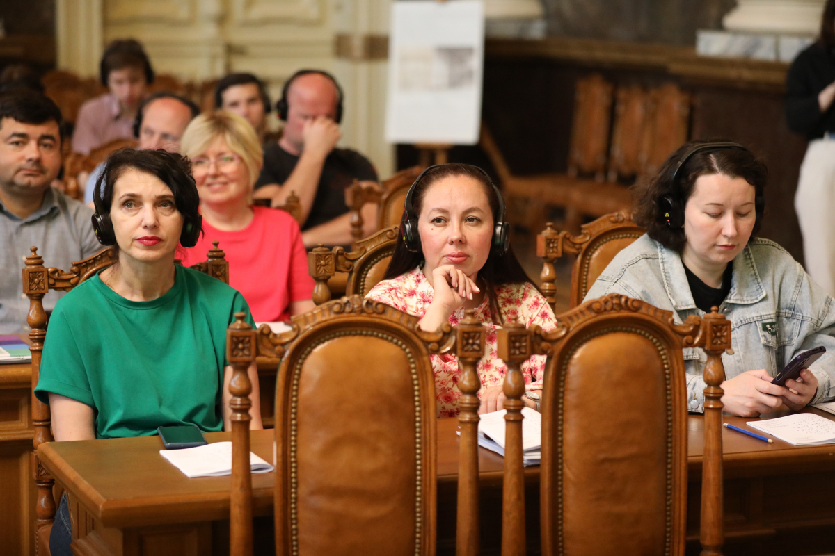 Фото з лекції Пітера Осборна