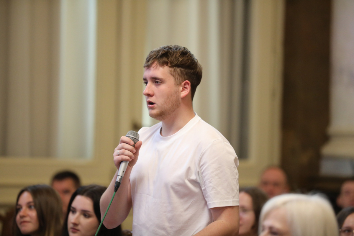 Фото із зустрічі у Львівській політехніці