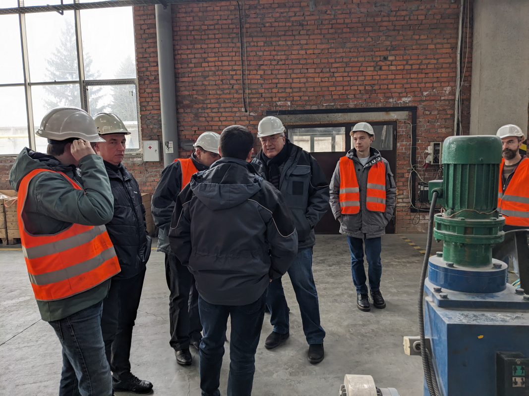 Фото з відвідин підприємства
