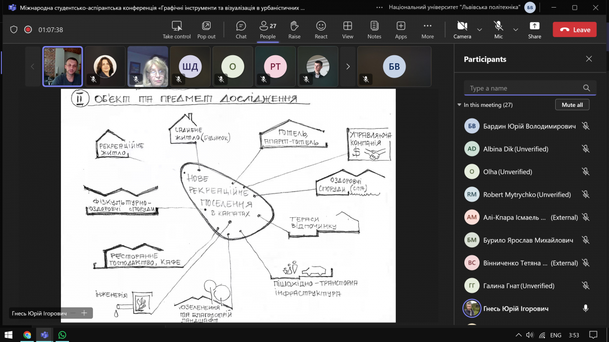 Скріншот з онлайн-конференції