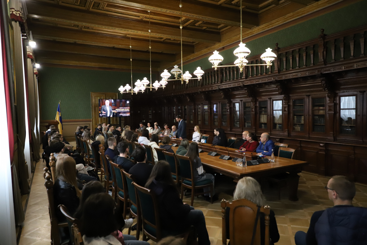 Фото із заходу у Львівській політехніці