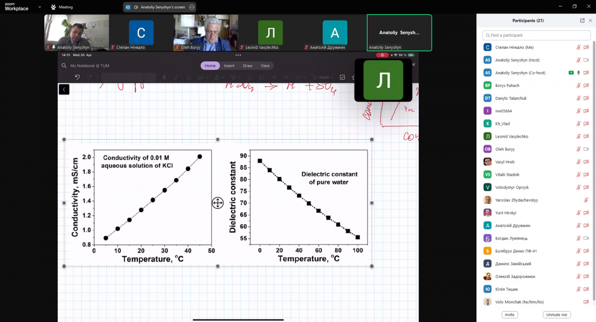 Скріншот з онлайн-лекції