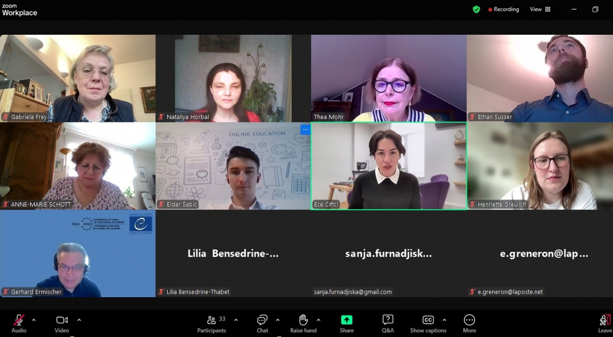 Скріншот з онлайн-заходу