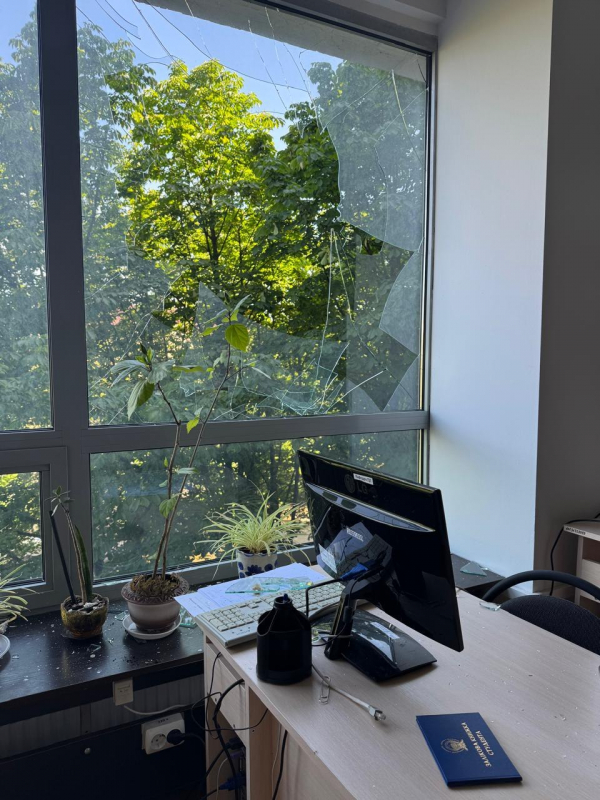 Пошкоджені приміщення Львівської політехніки