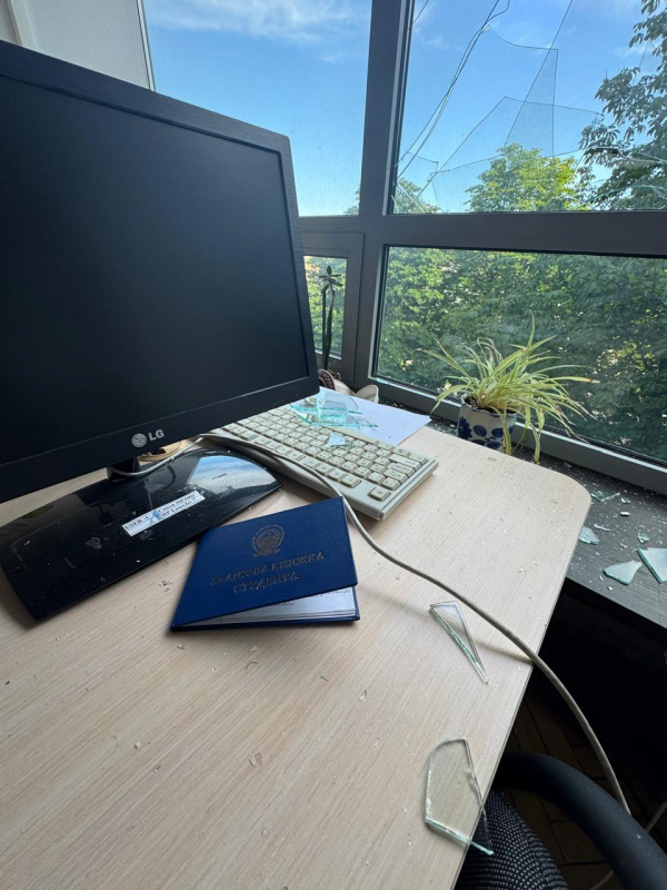 Пошкоджені приміщення Львівської політехніки