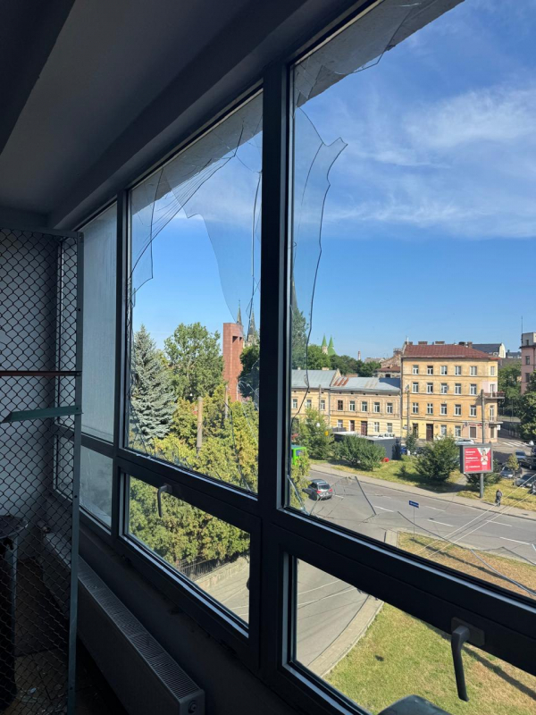 Пошкоджені приміщення Львівської політехніки