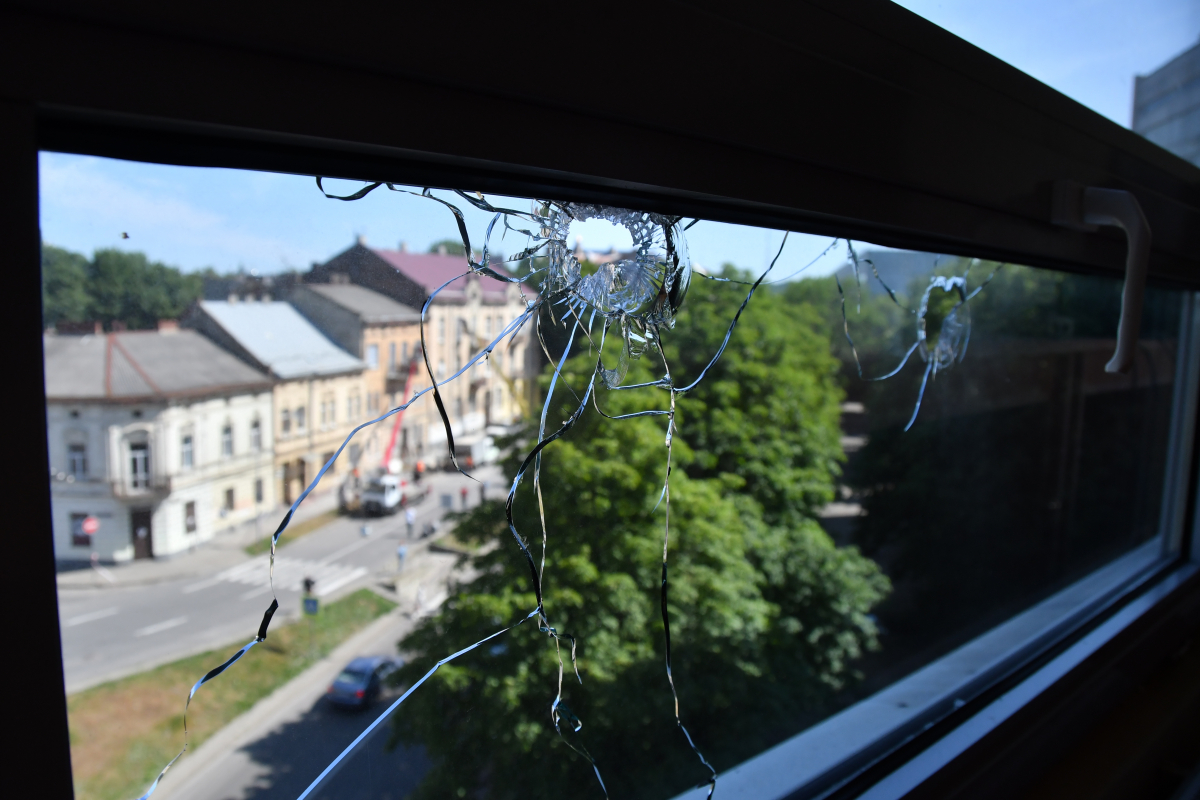 Пошкоджені приміщення Львівської політехніки