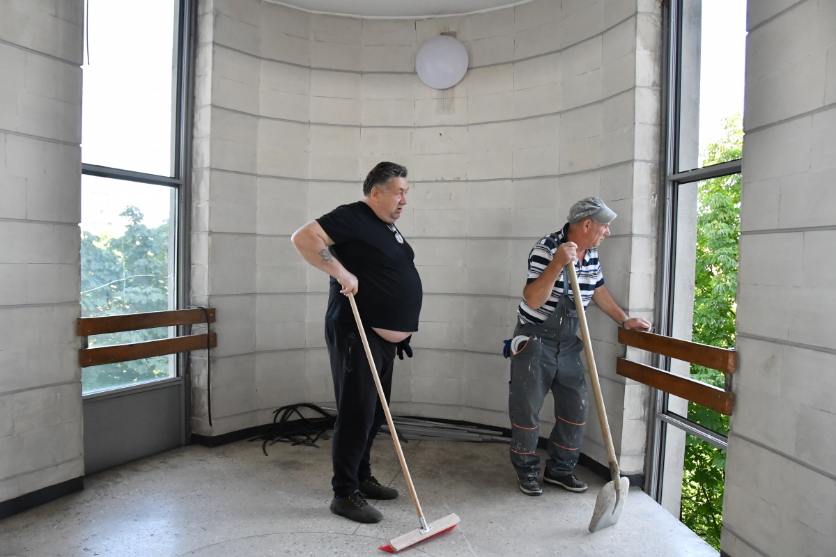 Пошкоджені приміщення Львівської політехніки