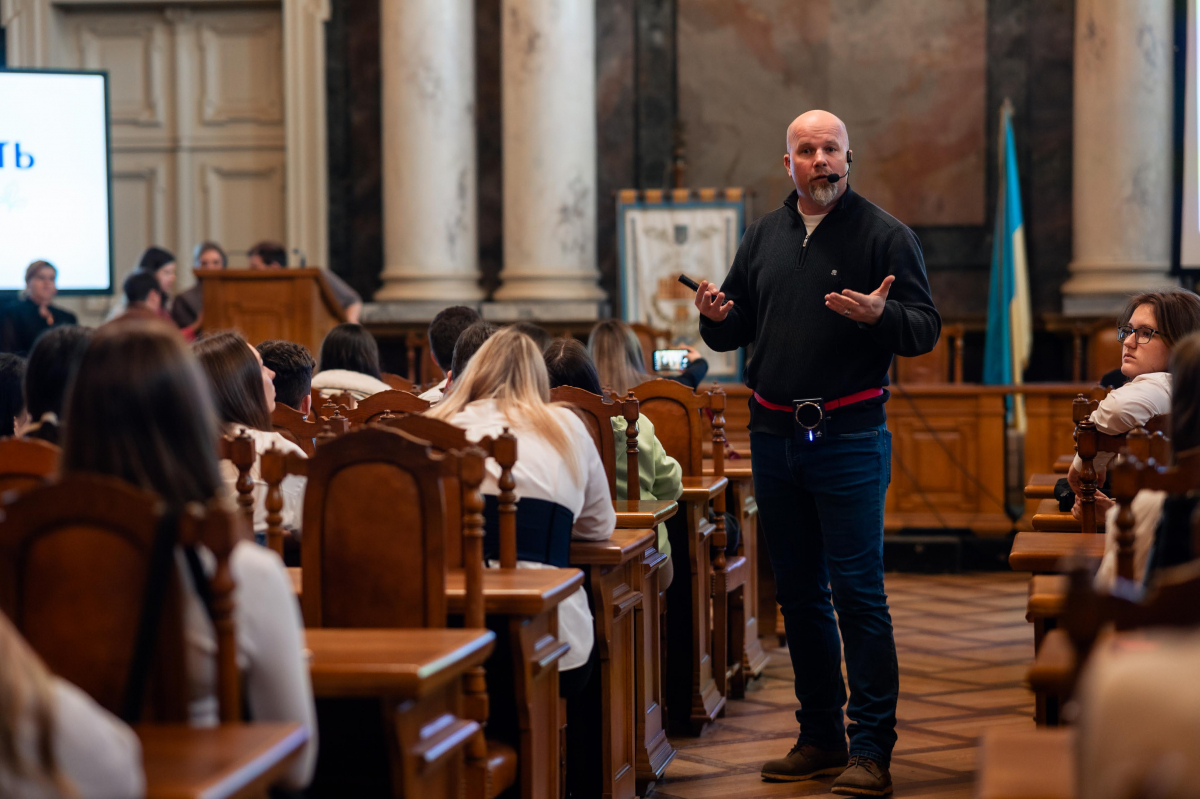 Фото із заходу у Львівській політехніці