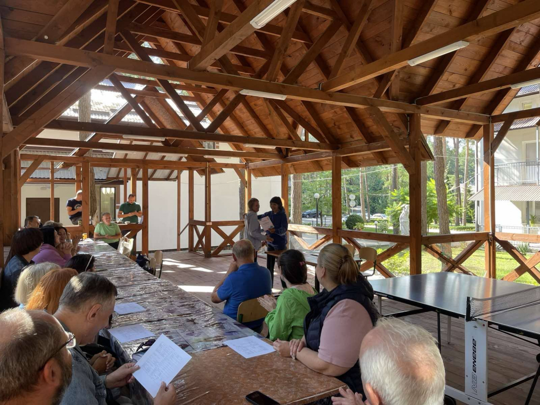 Фото з виїзного засідання кафедри