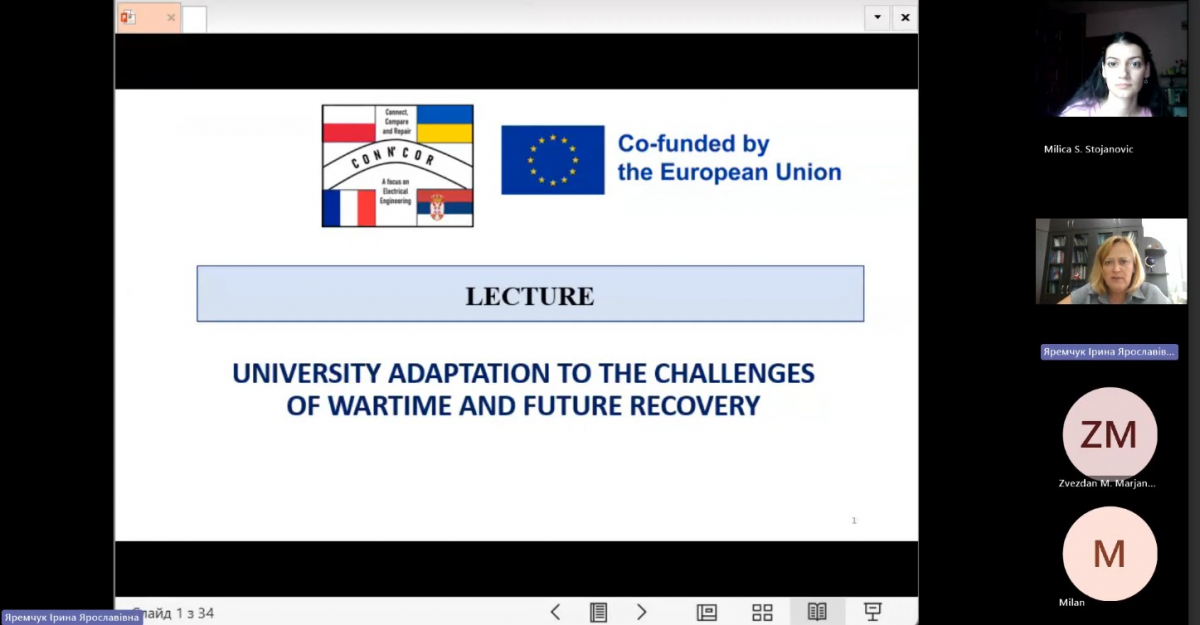 Скріншот з онлайн-лекції