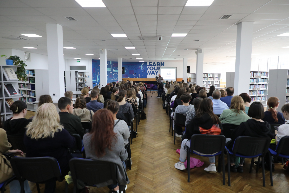 Фото із зустрічі у Львівській політехніці