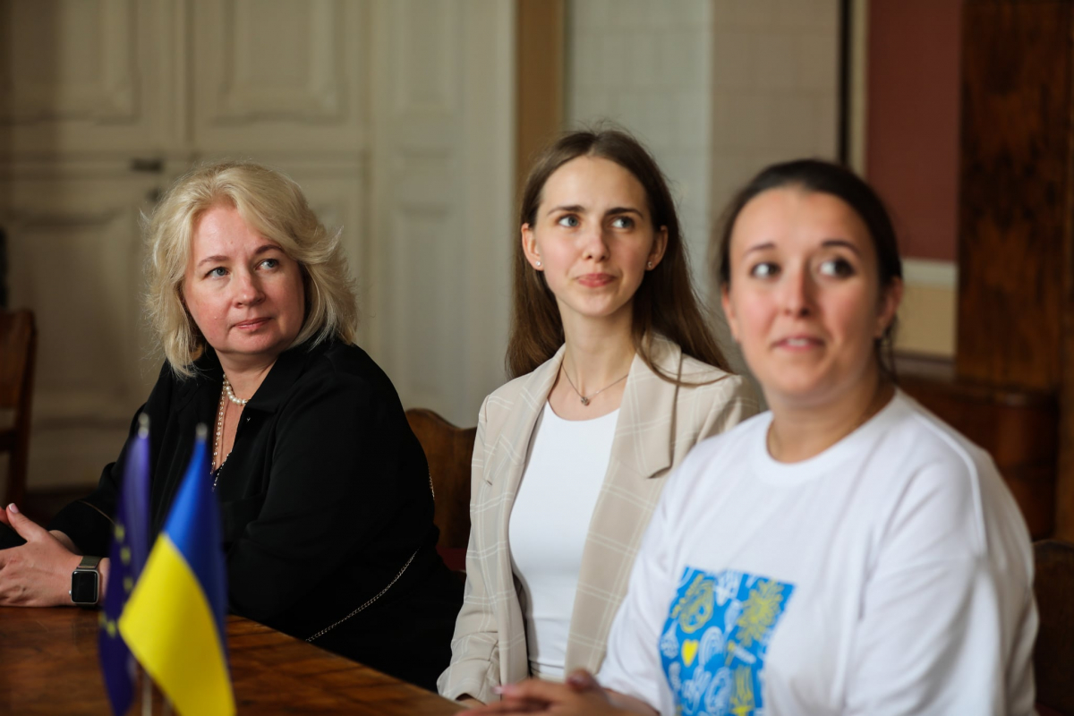 Фото із зустрічі у Львівській політехніці