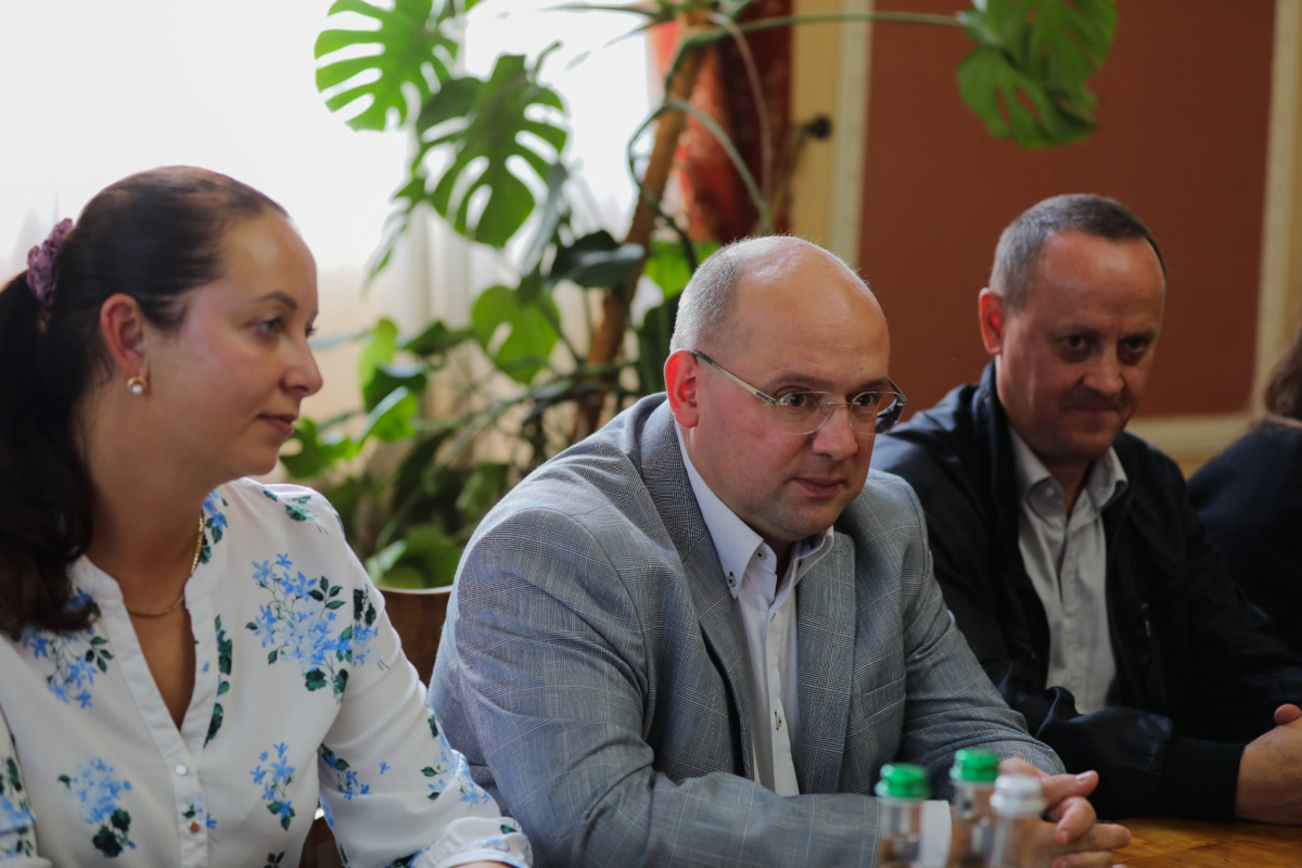 Фото із зустрічі у Львівській політехніці