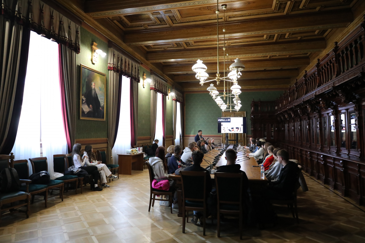 Фото із зустрічі у Львівській політехніці