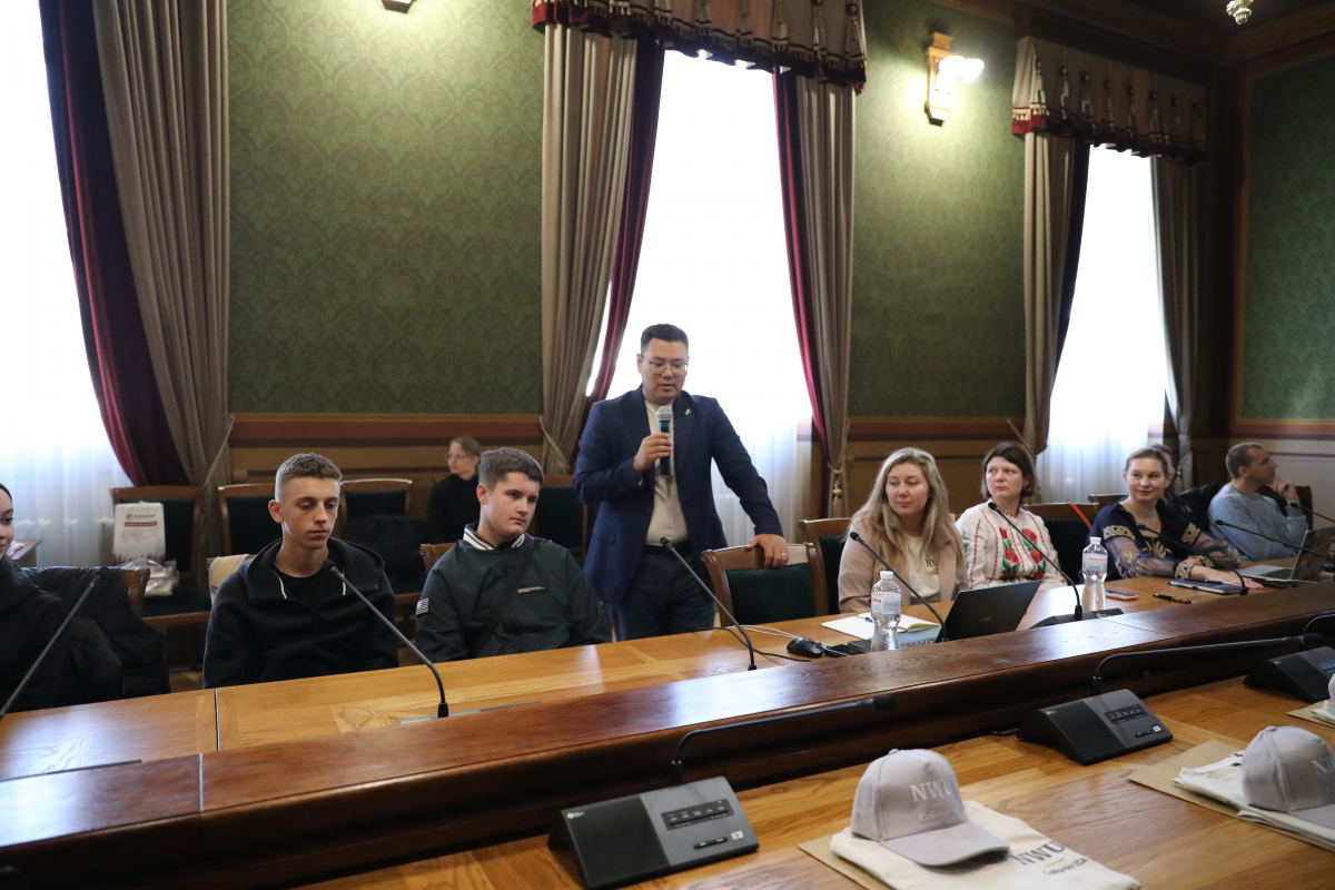 Фото із зустрічі у Львівській політехніці