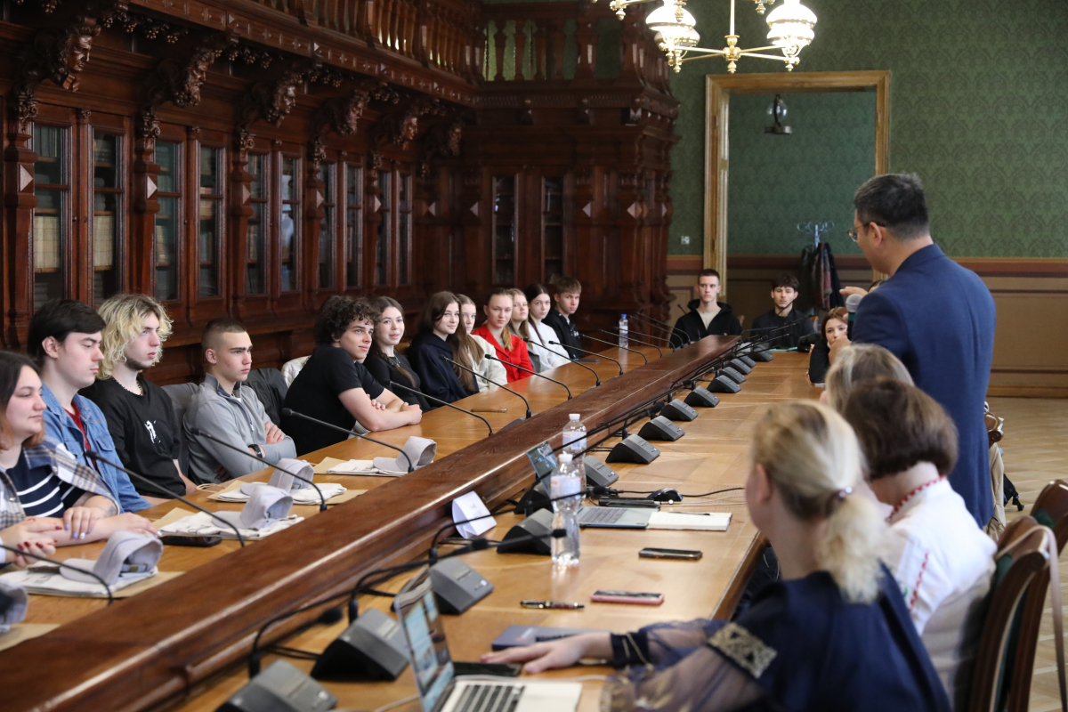 Фото із зустрічі у Львівській політехніці