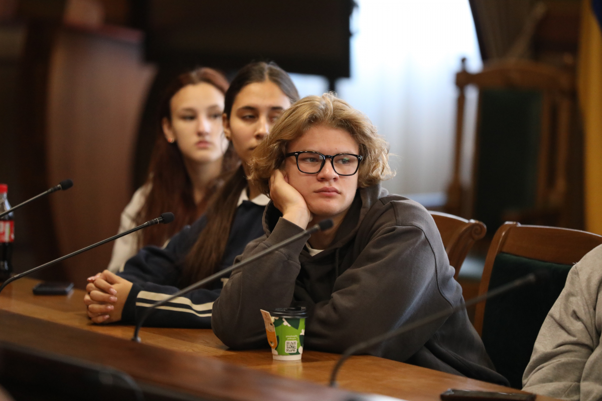 Фото із зустрічі у Львівській політехніці