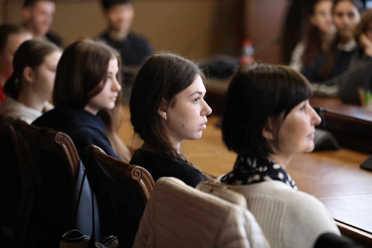 Фото із зустрічі у Львівській політехніці