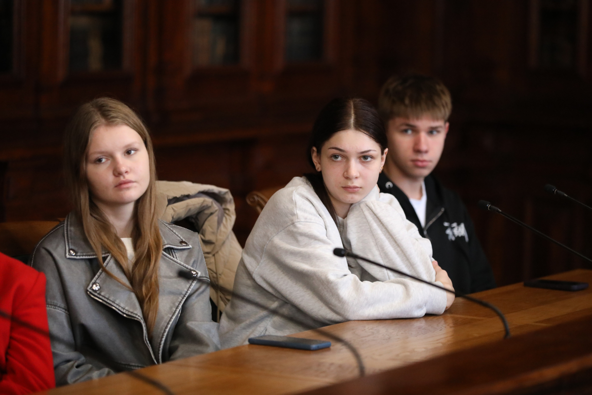 Фото із зустрічі у Львівській політехніці