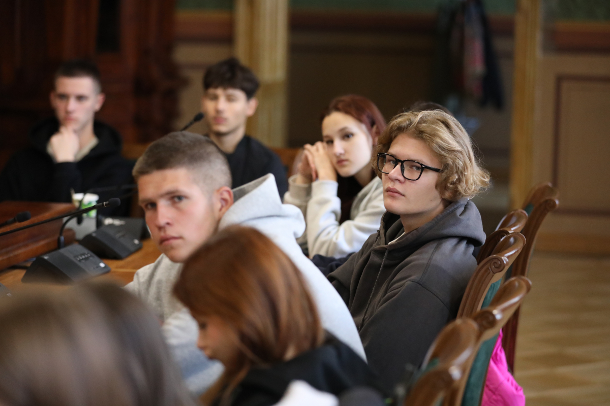 Фото із зустрічі у Львівській політехніці