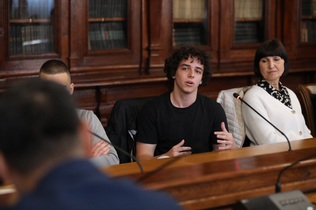 Фото із зустрічі у Львівській політехніці