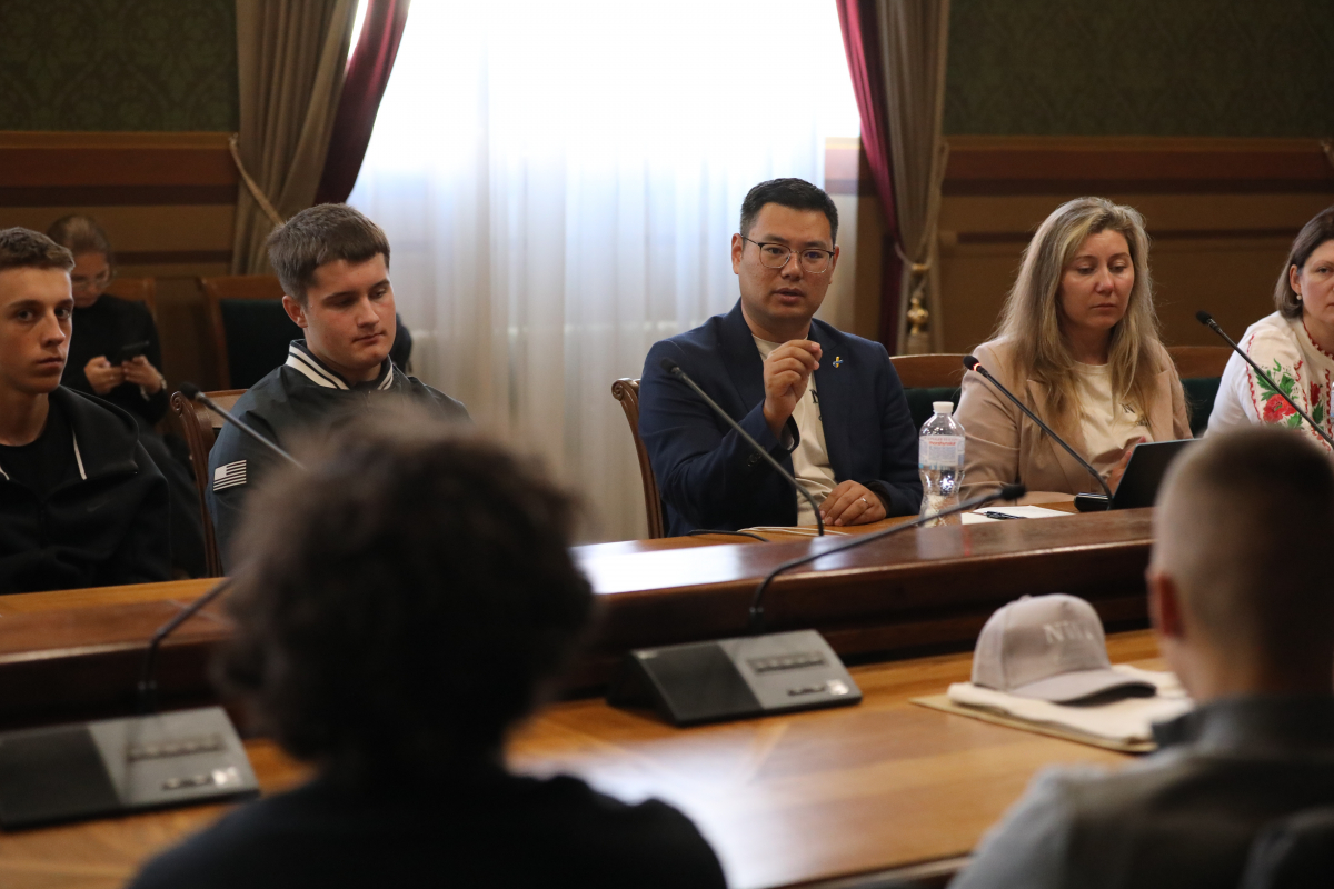 Фото із зустрічі у Львівській політехніці