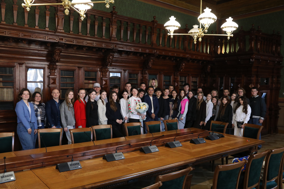 Фото із зустрічі у Львівській політехніці