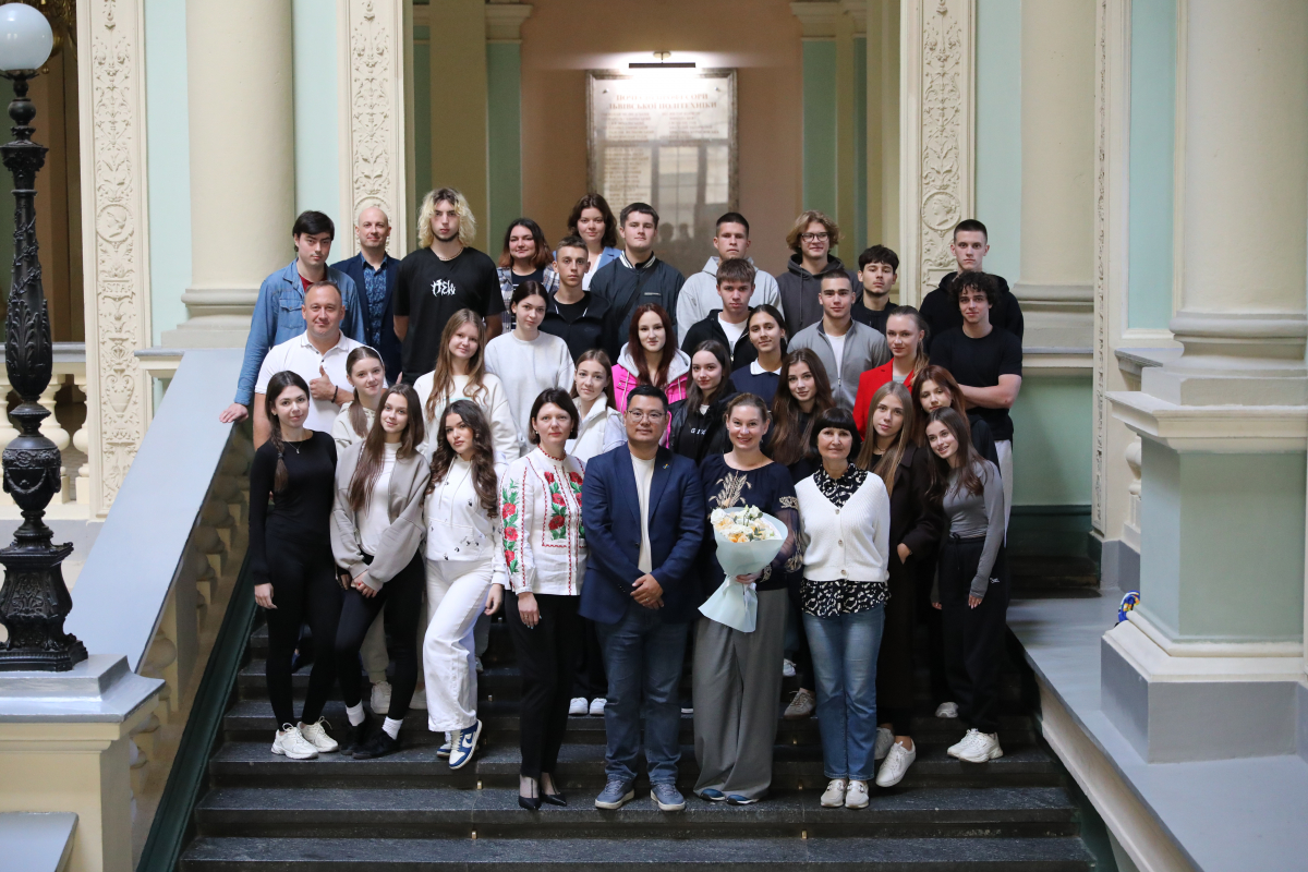 Фото із зустрічі у Львівській політехніці