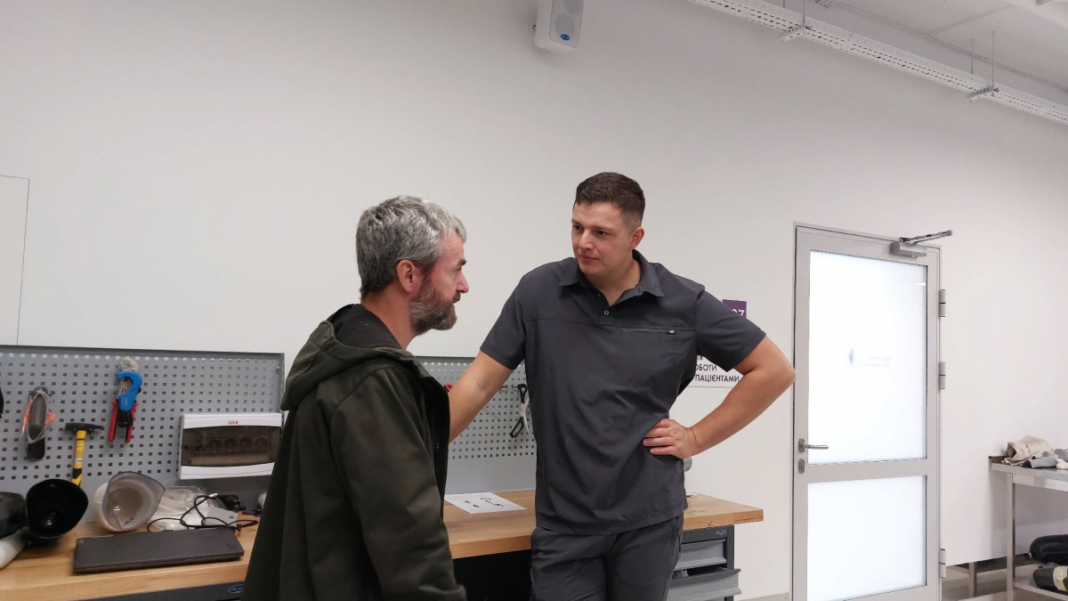 Фото з відвідин центру