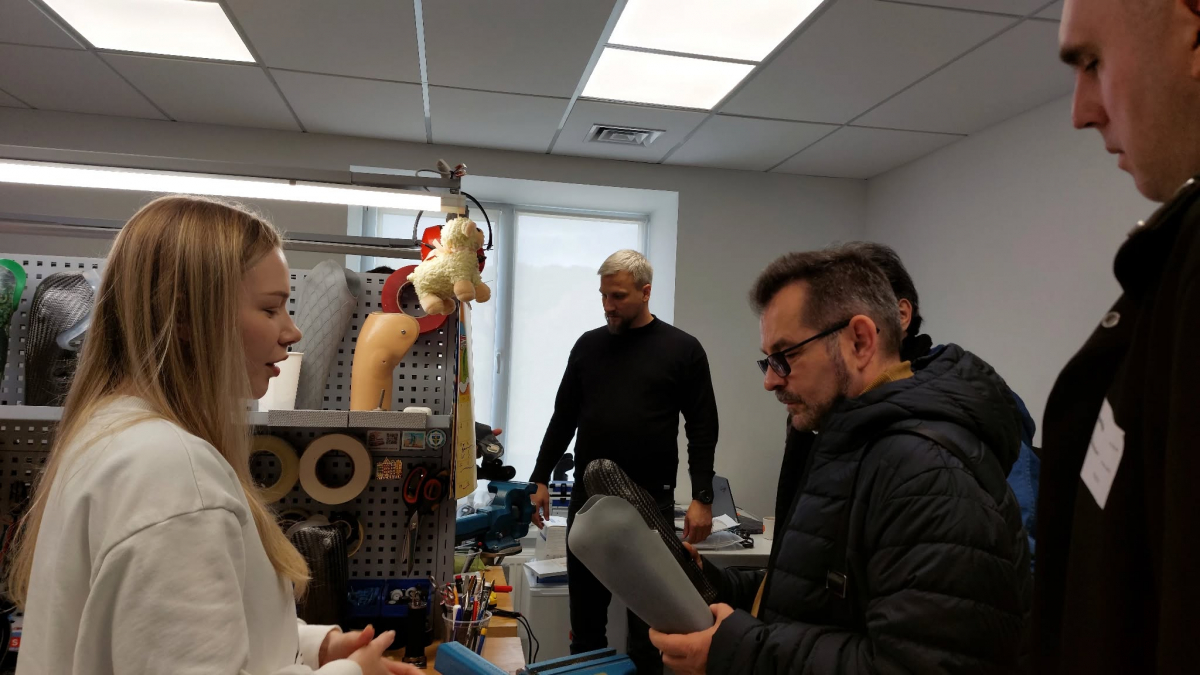 Фото з відвідин центру