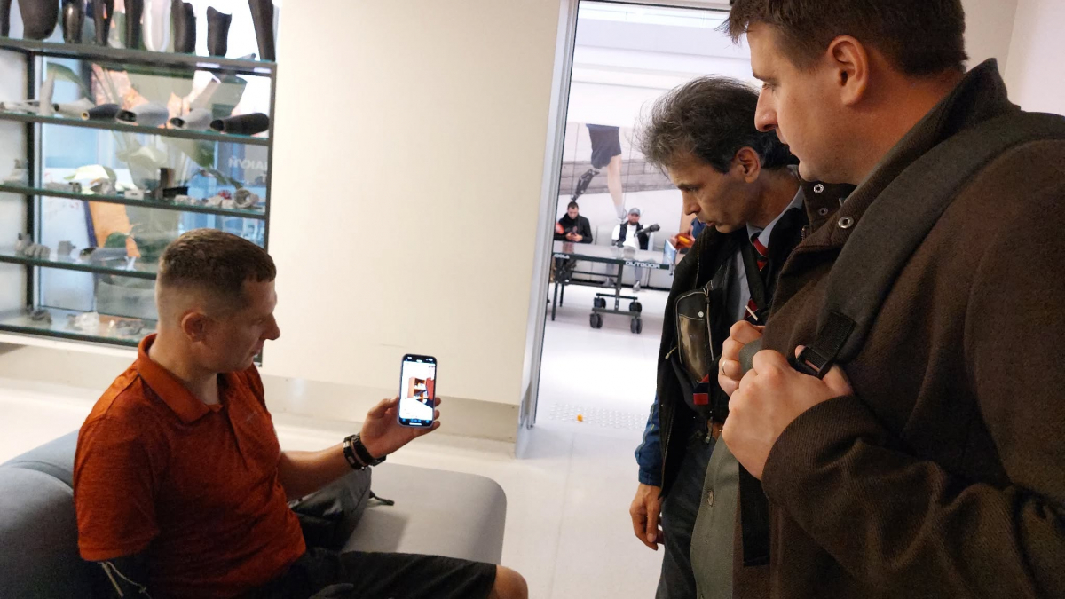 Фото з відвідин центру