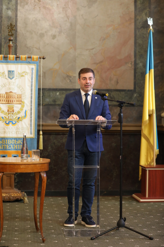 Фото із зустрічі у Львівській політехніці