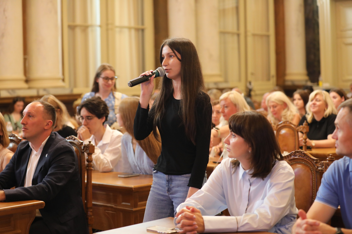 Фото із зустрічі у Львівській політехніці