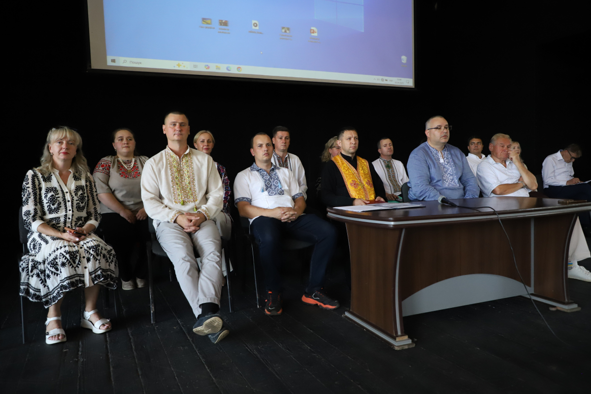 Фото з урочистої зустрічі